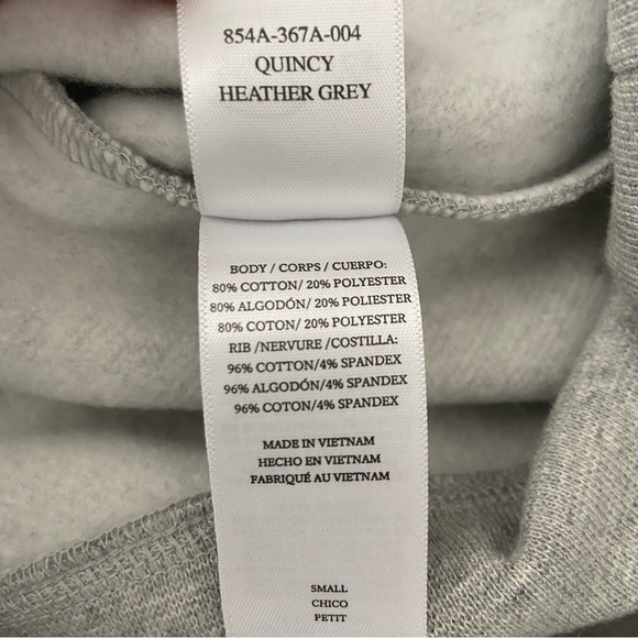 RAILS Quincy Cutout Sweatshirt in Heather grey colour - Size Small and Large - Picture 10 of 13